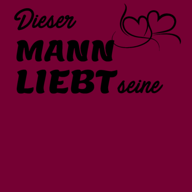 Motiv DEIN NAME Mann seine frau geburtstag