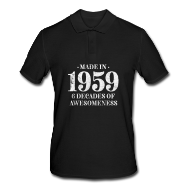 Geburtstag Geschenk Mann Poloshirt - Jahrgang 1959 Geburtstag Männer Frauen