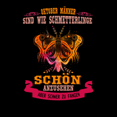 Motiv Schmetterling Oktober Mann Geburtstag