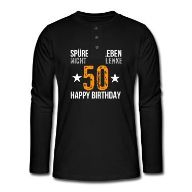 Geburtstag Geschenk Mann Langarmshirt - 50 Geburtstag Mann