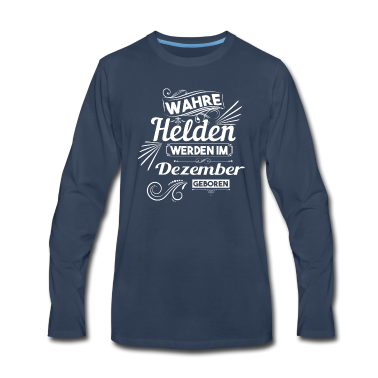 Geburtstag Geschenk Mann Langarmshirt - Dezember Geburtstag Männer