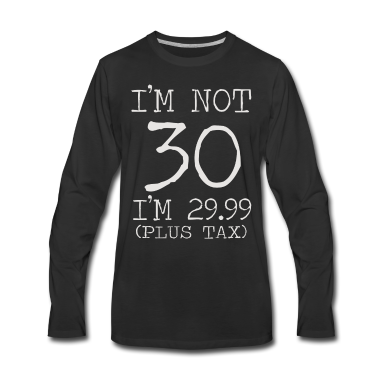 Geburtstag Geschenk Mann Langarmshirt - 30.Geburtstag Mann