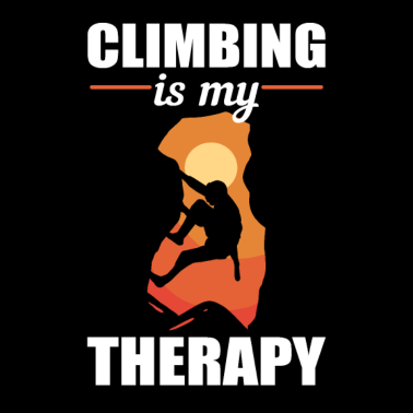 Motiv Klettern ist meine Therapie Klettern