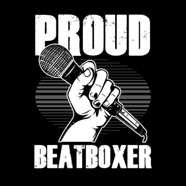 Motiv Stolzer Beatboxer Mikrofon Rap Hiphop DJ Geschenk
