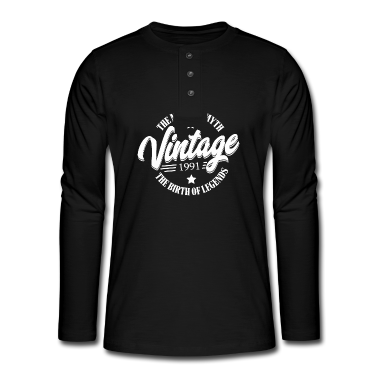 Geburtstag Geschenk Mann Langarmshirt - Jahrgang 1991 Geburtstag Männer Mann Mythos