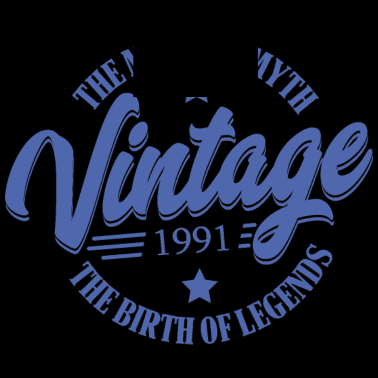 Motiv Jahrgang 1991 Geburtstag Männer Mann Mythos