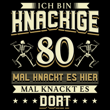 Motiv 80 Geburtstag Mann