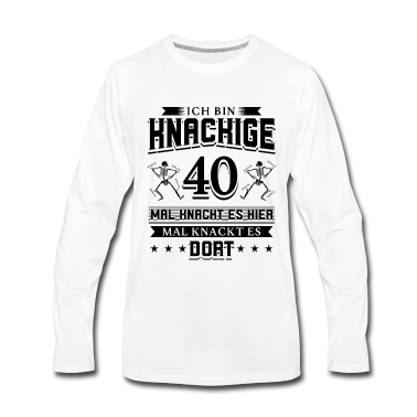 Geburtstag Geschenk Mann Langarmshirt - 40 Geburtstag Mann