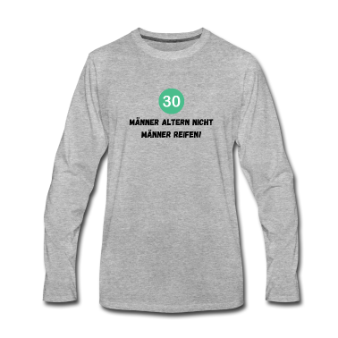 Geburtstag Geschenk Mann Langarmshirt - 30 Geburtstag Mann