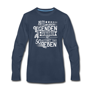 Geburtstag Geschenk Mann Langarmshirt - Jahrgang 1971 Geburtstag Männer Frauen