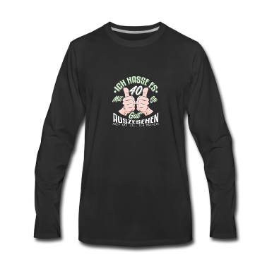 Geburtstag Geschenk Mann Langarmshirt - 40. Geburtstag Mann
