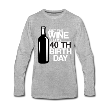 Geburtstag Geschenk Mann Langarmshirt - 40. Geburtstag Männer Frauen