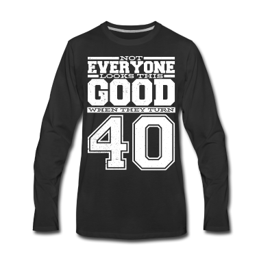 Geburtstag Geschenk Mann Langarmshirt - 40 Geburtstag Mann 40 Geburtstag