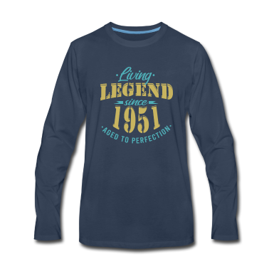 Geburtstag Geschenk Mann Langarmshirt - 70. Geburtstag 1951 Geschenkideen Männer