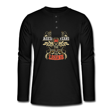Geburtstag Geschenk Mann Langarmshirt - 18. Geburtstag Mann Mythos Legende