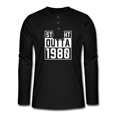 Geburtstag Geschenk Mann Langarmshirt - 40.Geburtstag 40.Geburtstag Mann 40 Jahre 1980