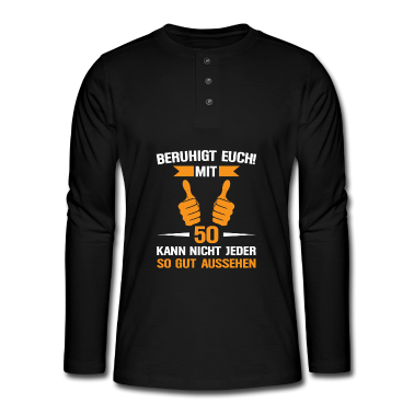 Geburtstag Geschenk Mann Langarmshirt - 50. Geburtstag Mann Geburtstagfeier 50Jahre