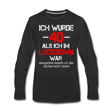 Geburtstag Geschenk Mann Langarmshirt - 40 Geburtstag Mann Männer 40 Jahre Herren Geschenk