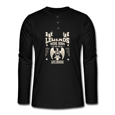 Geburtstag Geschenk Mann Langarmshirt - 18 Geburtstag Geschenkidee für Männer