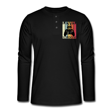 Geburtstag Geschenk Mann Langarmshirt - Herren 25. Geburtstag Mann 25 Jahre Level 25 Männe