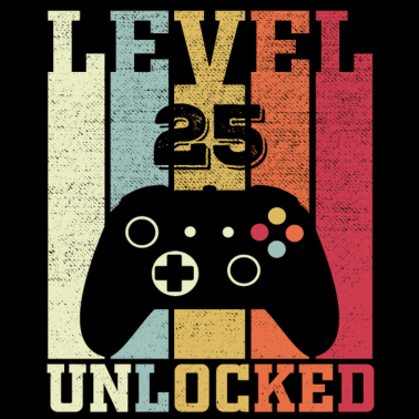Motiv Herren 25. Geburtstag Mann 25 Jahre Level 25 Männe