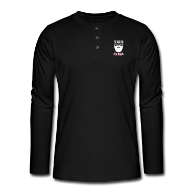 Geburtstag Geschenk Mann Langarmshirt - Bart Totenkopf Vater Geschenk Geburtstag Mann