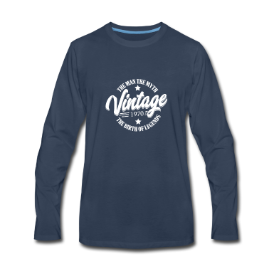 Geburtstag Geschenk Mann Langarmshirt - 50 Geburtstag Männer Jahrgang 1970 Vintage