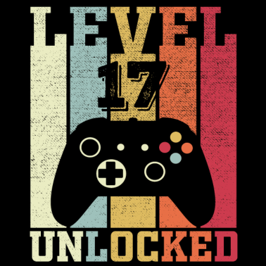 Motiv Herren 17. Geburtstag Mann 17 Jahre Level 17 Männe