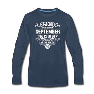Geburtstag Geschenk Mann Langarmshirt - lustige Sprüche zum 40. Geburtstag Männer Frauen