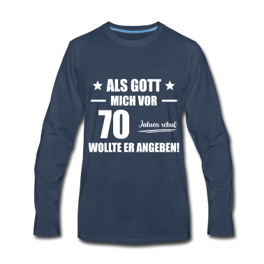 Geburtstag Geschenk Mann Langarmshirt - 70. Geburtstag Mann Geschenkidee Tshirt