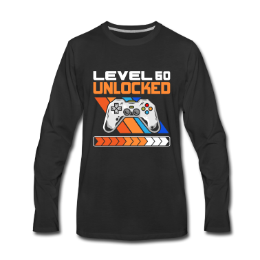 Geburtstag Geschenk Mann Langarmshirt - 60. Geburtstag Männer Geburtstag Gamer Gaming