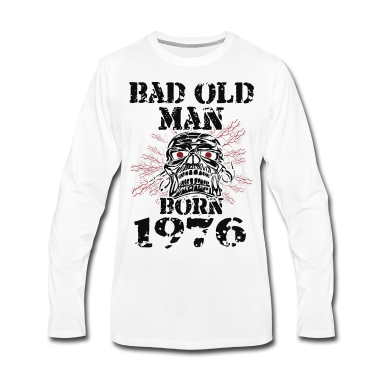 Geburtstag Geschenk Mann Langarmshirt - Böser Alter Mann 1976 Geboren Geburtstag Männer