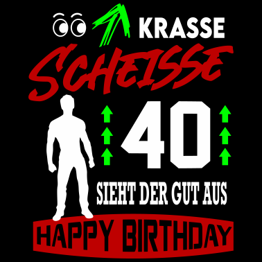 Motiv Sprüche Geburtstag Mann Gut aussehen 40