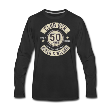 Geburtstag Geschenk Mann Langarmshirt - 50. Geburtstag Herren Geschenk 50 Jahre Mann