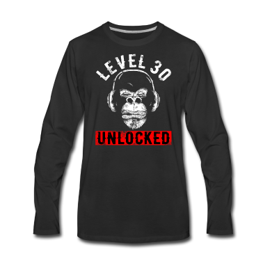 Geburtstag Geschenk Mann Langarmshirt - 30 Geburtstag 30 Jahre 30er Geschenk Herren Mann