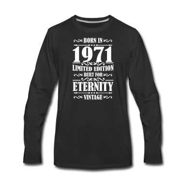 Geburtstag Geschenk Mann Langarmshirt - 50.Geburtstag Mann Retro 1971 Geschenk