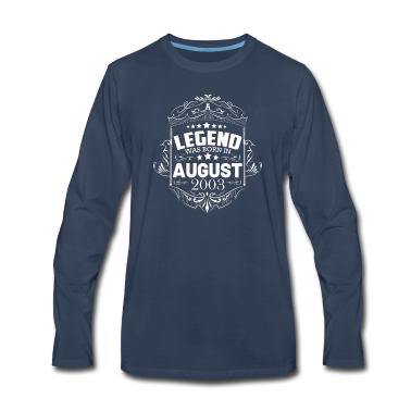 Geburtstag Geschenk Mann Langarmshirt - Jahrgang 2003 August 18. Geburtstag Männer Frauen