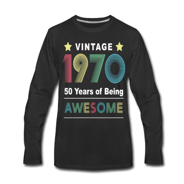 Geburtstag Geschenk Mann Langarmshirt - 50.Geburtstag 50 Jahre 50.Geburtstag Mann 1970