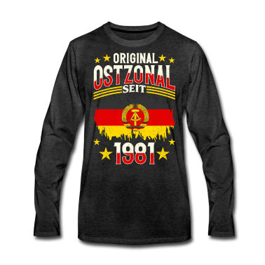 Geburtstag Geschenk Mann Langarmshirt - 40. Geburtstag Mann Ostdeutschland DDR - Original