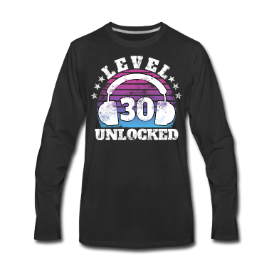 Geburtstag Geschenk Mann Langarmshirt - 30 Geburtstag 30 Jahre 30er Geschenk Herren Mann