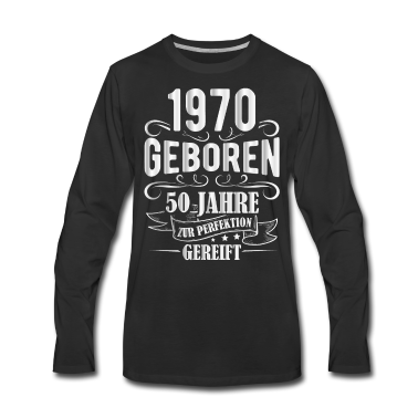 Geburtstag Geschenk Mann Langarmshirt - 50. Geburtstag Männer Perfektion August 1970