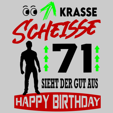 Motiv Sprüche Geburtstag Mann Gut aussehen Geschenk 71