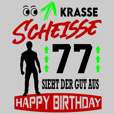 Motiv Sprüche Geburtstag Mann Gut aussehen Geschenk 77