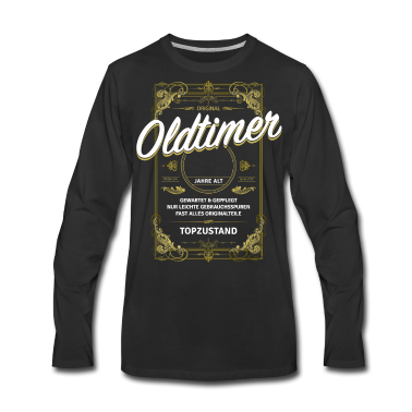Geburtstag Geschenk Mann Langarmshirt - Geschenk Geburtstag Mann Oldtimer Jahre