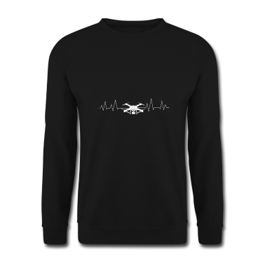 Geburtstag Geschenk Mann Pullover - Drohne Herzschlag Lustig Geschenk Fun Fliegen