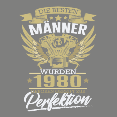 Motiv Geburtstag Männer 1980 Perfektion