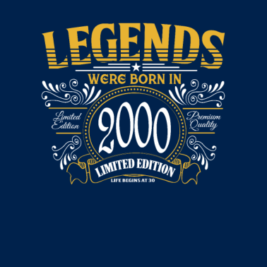 Motiv 20 Geburtstag Männer Legende