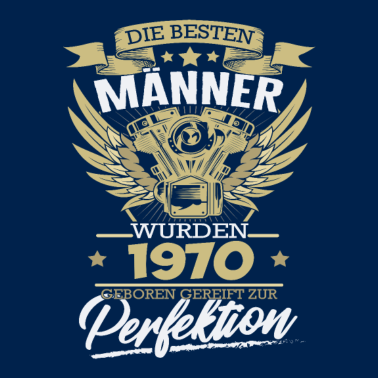 Motiv Geburtstag Männer 1970 Perfektion