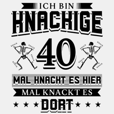 Motiv 40 Geburtstag Mann
