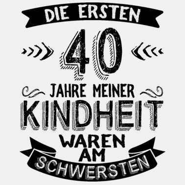 Motiv 40 Geburtstag Mann